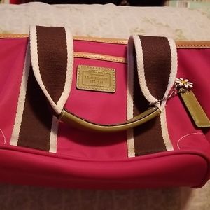COACH Pink Lunch bag tote